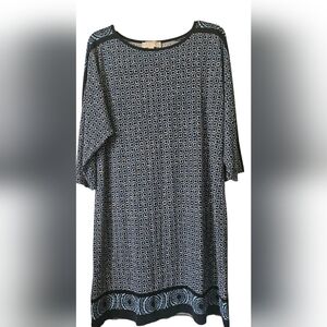 Michael by Michael Kors Geometric Print Dress Women L